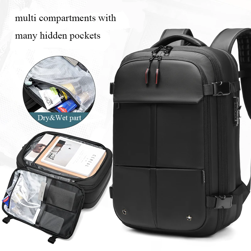 

New Waterproof Laptop Fashion Outdoor Sport School Book Bags Business Men Travel Backpack
