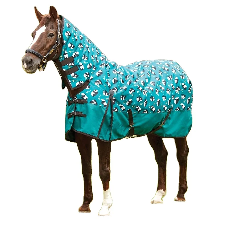 

Breathable 1200D Winter Waterproof Horse Equipment Rugs Towel Blanket, Flower printed