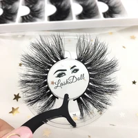 

LashDoll 2020 New Styles of 25mm mink lashes fluffy 3d mink lashes private label