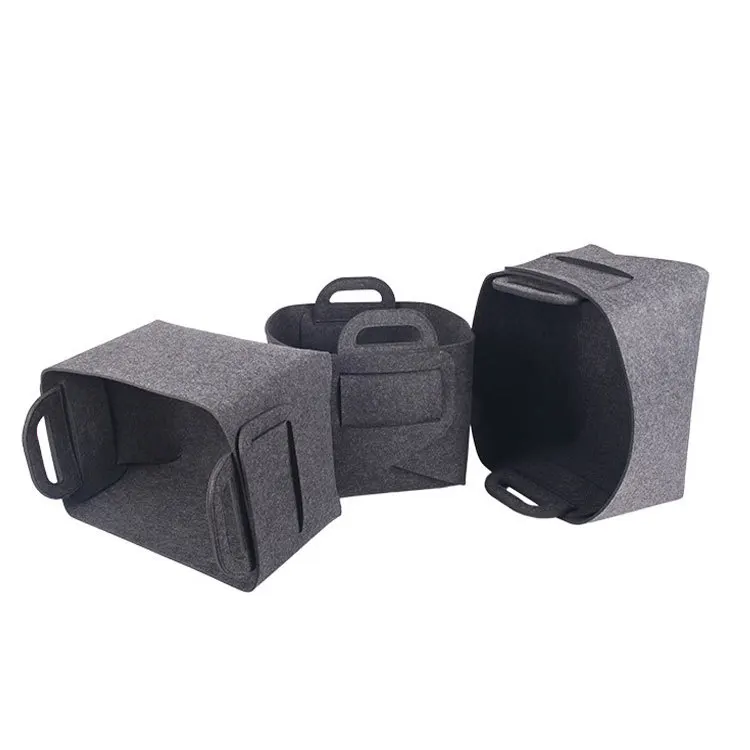 

Felt storage basket felt storage bag clothing storage bag