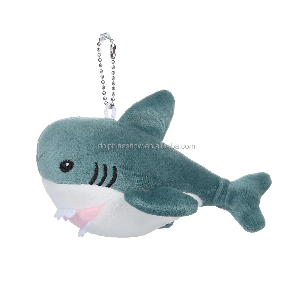 shark plush keychain