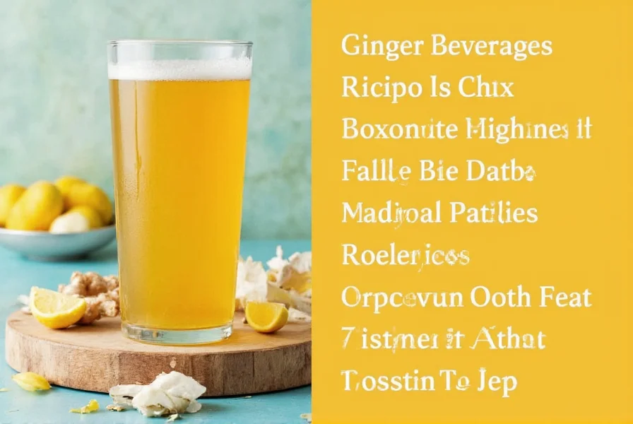 Ginger Beverage: Types, Benefits & Homemade Recipes