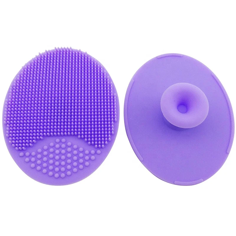 

Round customized color Facial cleaner Silicone Face Brush, Pink, white, blue, green, red, yellow