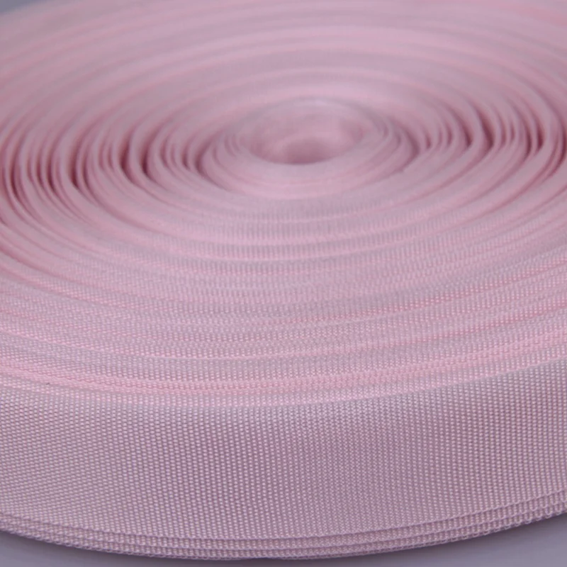 

100 % nylon grosgrain ribbon for bags 3/4'' nylon webbing 20mm binding tape