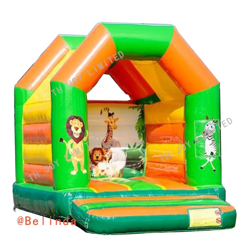 

Free Shipping 4x3x4mh Inflatable Bouncy Castle Inflatable Animals Jumping House kids inflatable castle for party, Customized color