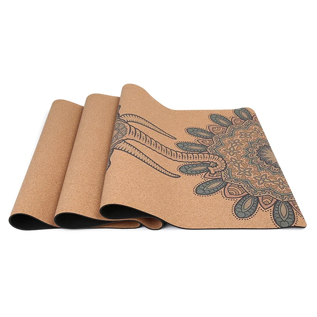 

Keepeak Eco Friendly 5mm Design Your Own Cork Yoga Mat