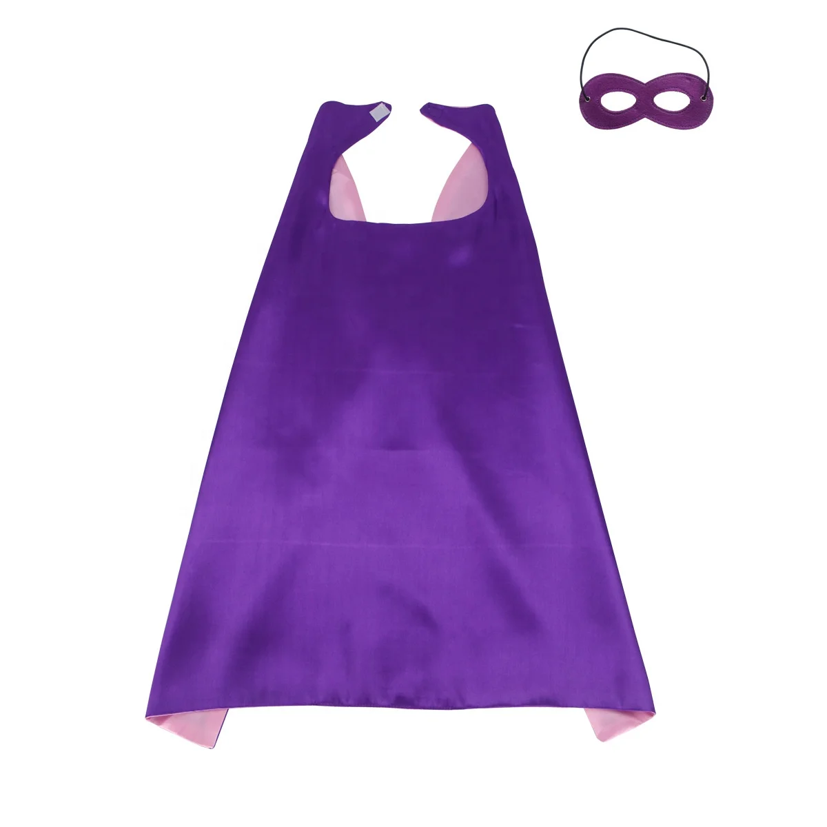 

High quality children kids halloween christmas super adult super cape and mask costume, Custom color