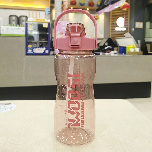 

Wholesale price custom outdoor motivational clear plastic water bottles for girls