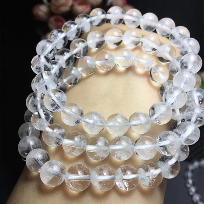 

HOT Sale Natural White-phantom crystal Bracelet jewelry beads crystal bracelet Transparent Hand Chain, Primary
