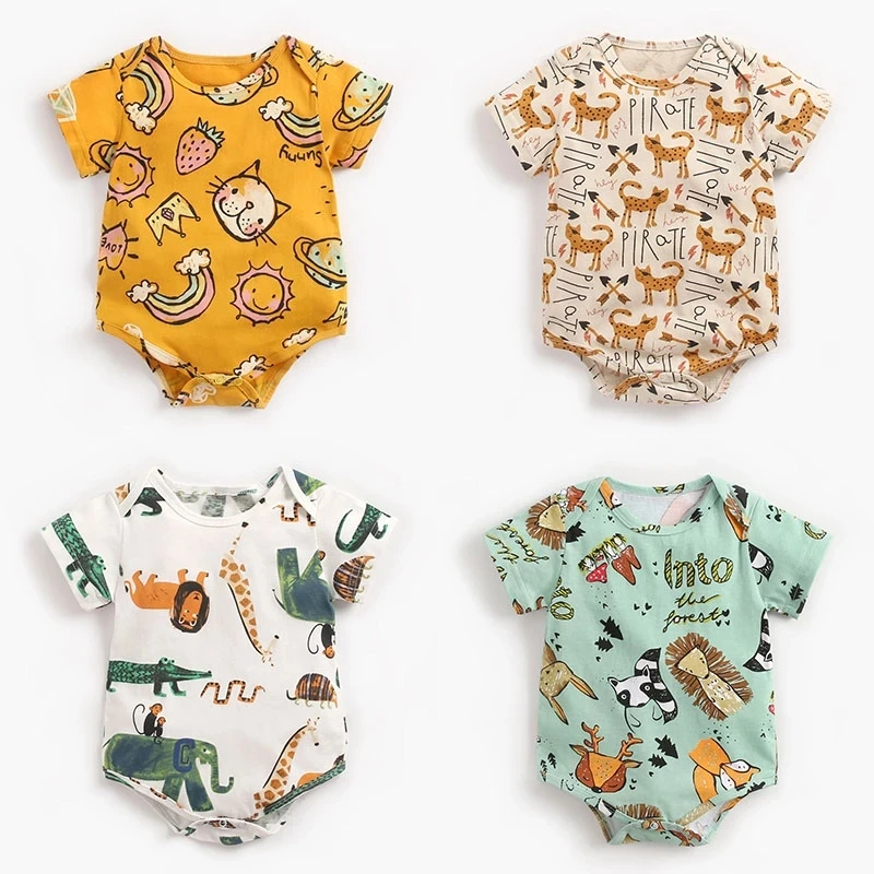 

Newborn Baby Bodysuit Children Clothing Fashion Girls Boy Clothes Jumpsuit Girls Clothing Suit Cotton 0-36M Body Rompers