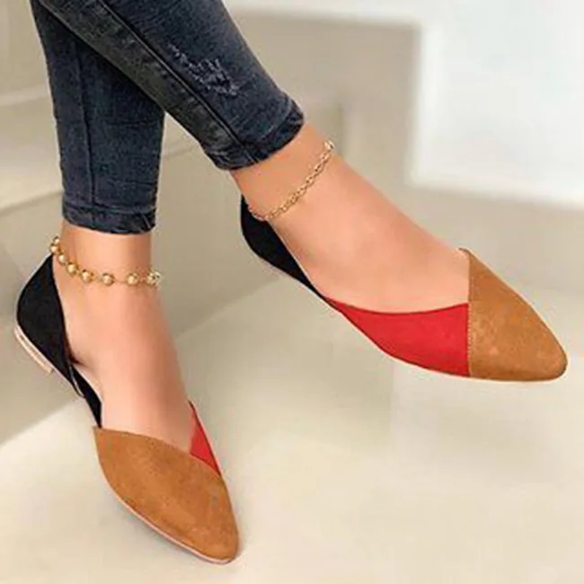 

Leisure comfortable flat shoes for women and ladies anti-slip single shoes for women flat casual women office shoes