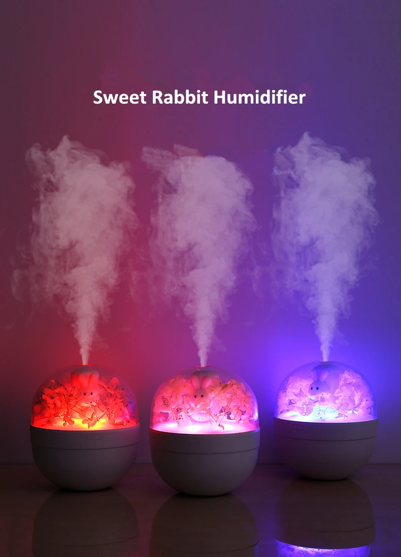 Sweet Rabbit Wireless Air Humidifier Ultrasonic Usb Aroma Difusor