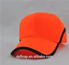 Dongyang OEM blank bright fluorescence colors baseball cap edging cotton