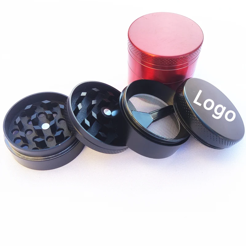 

smoking grinders herbal sublimation aluminum automatic cool plastic beer electric weed grinder custom logo dry herb grinder, Black