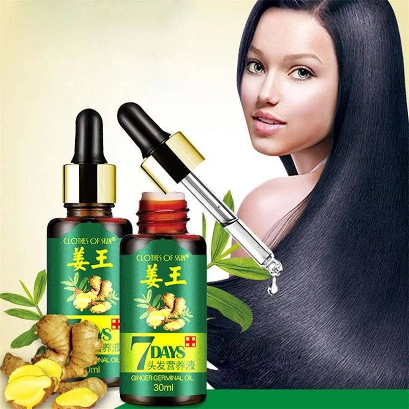 

30Ml Ginger Fast Growth Hair Serum Anti-Hair Loss Oil Nutrition and Restore The Vitality of Hair