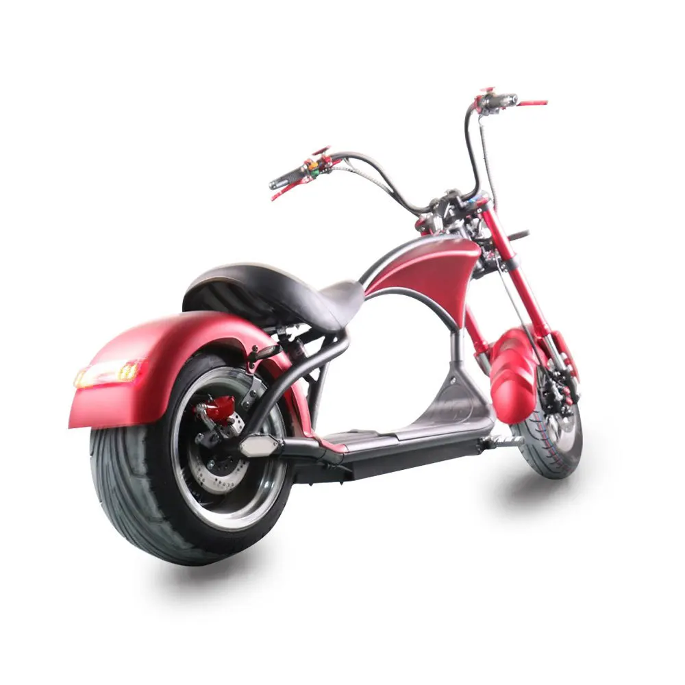 2020 New product EEC COC double seat 2 wheel electric scooter citycoco 2000W 3000w 5000w electric scooter wholesale, Red