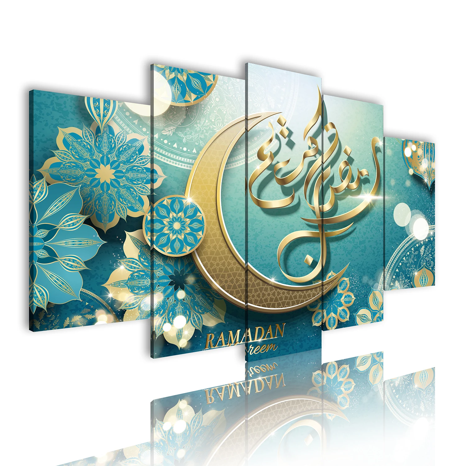 

Wall Art Paintings Living Room Decorative Modern Islamic Calligraphy Prints Custom Poster Printing Canvas Painting