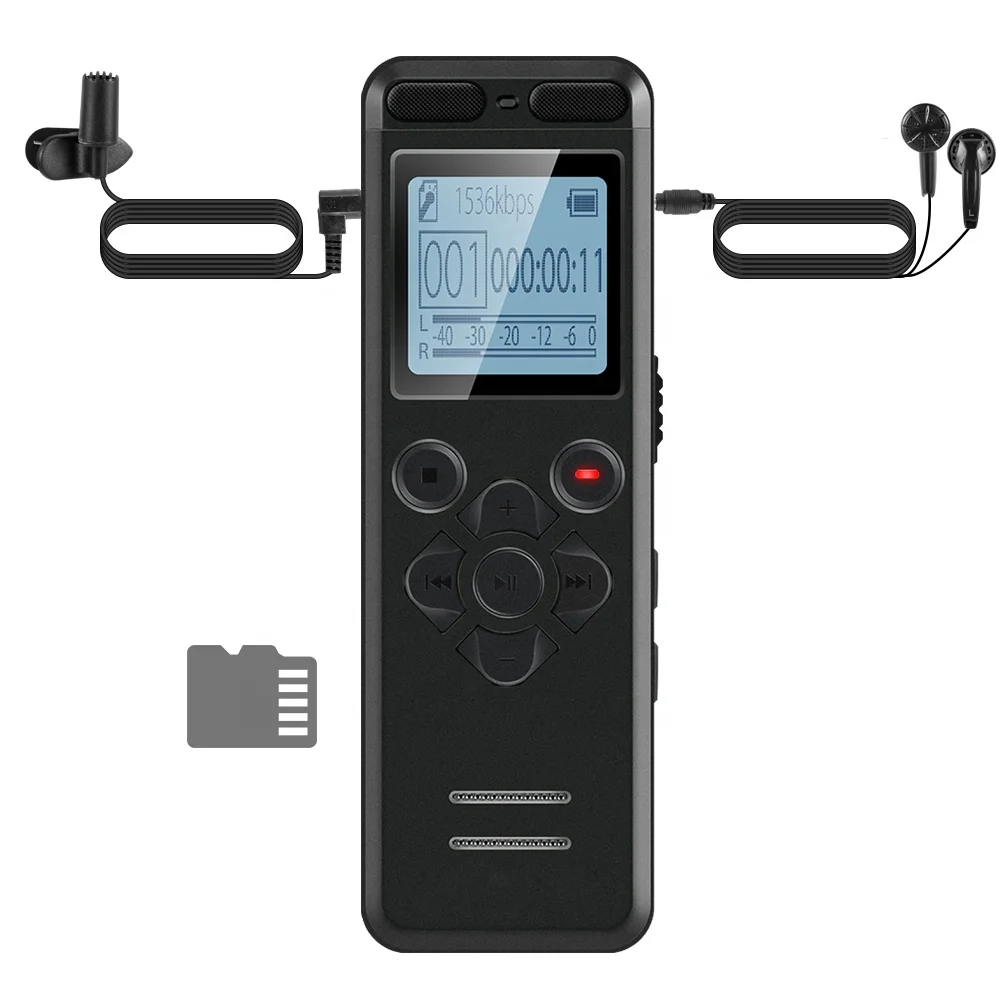 

Aomago 1160 Hours Sound Audio Recording Device Dictaphone Digital Voice Activated Recorder for Lectures by Aiworth