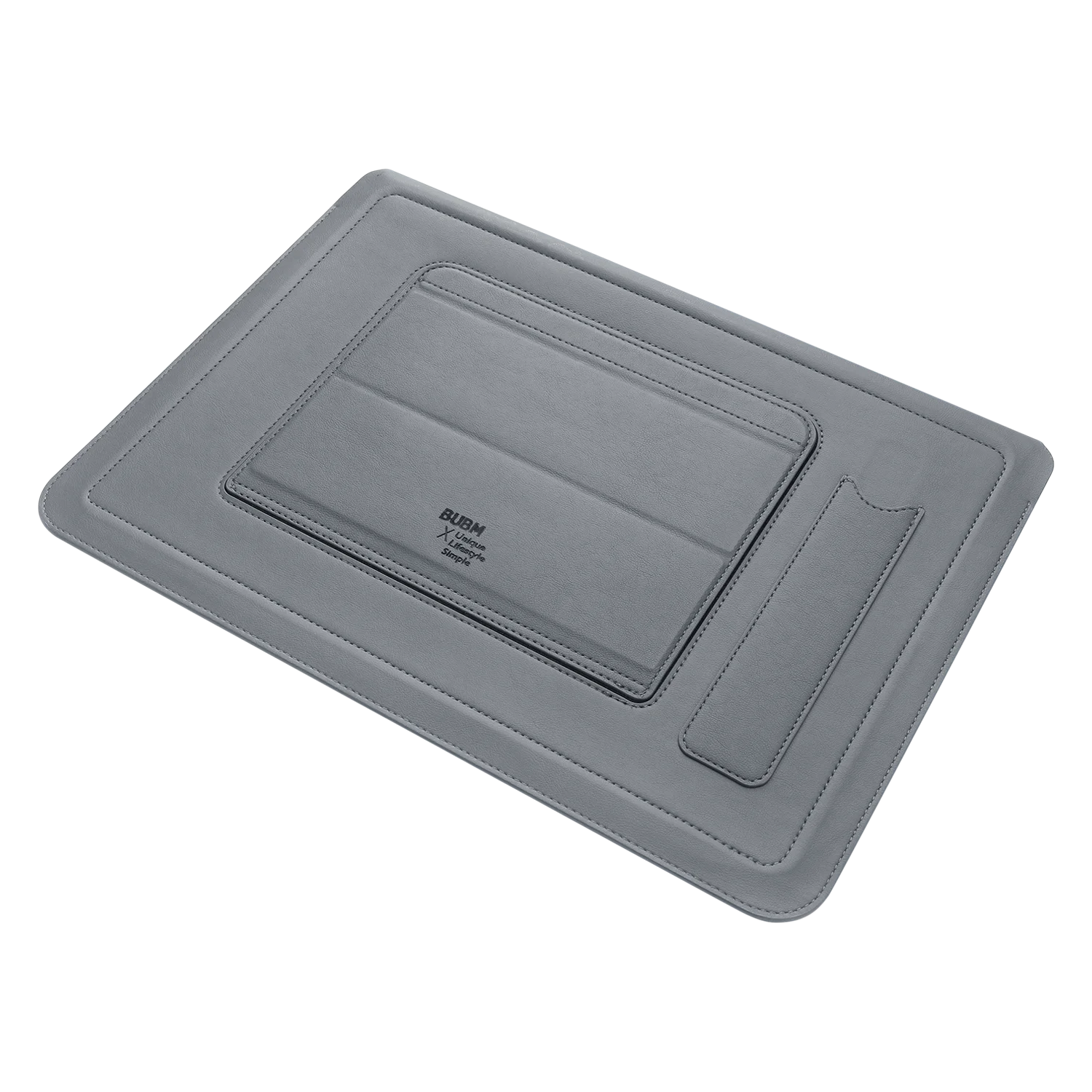 

BUBM New Patent 4 in 1 High-end with Stand Stylus Holder PU Leather Laptop Sleeve Case Bag