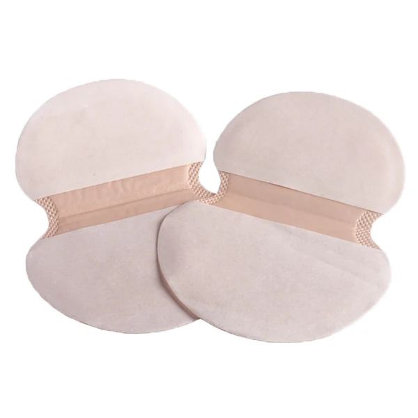 

Disposable Ultra-thin Soft Underarm Sweat Pads Armpit Sweat Absorbent Pads, Skin and white