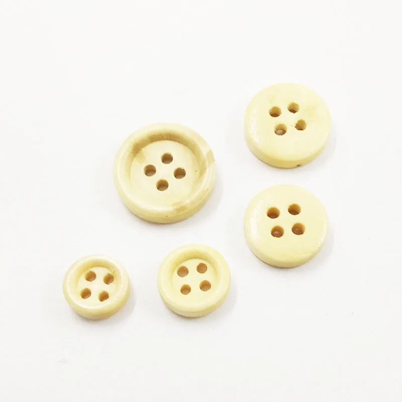 

Hot sale classic style stock 10mm-25mm natural color shirt nickle free engraved logo wooden buttons, Natural/custom