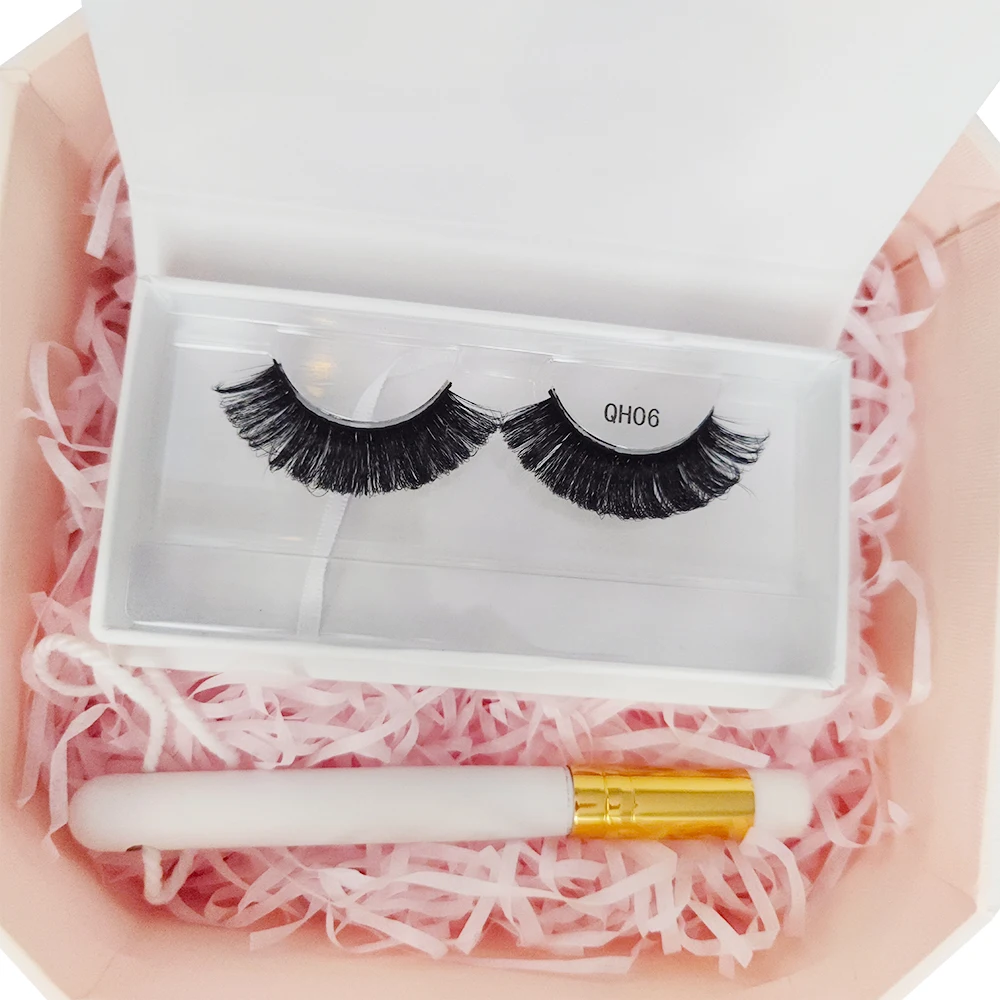

Wholesale D Curl Faux Mink Eyelashes Private Label Packaging Handmade Vegan 3d 5d Strip Silk Lashes Synthetic Eyelashes