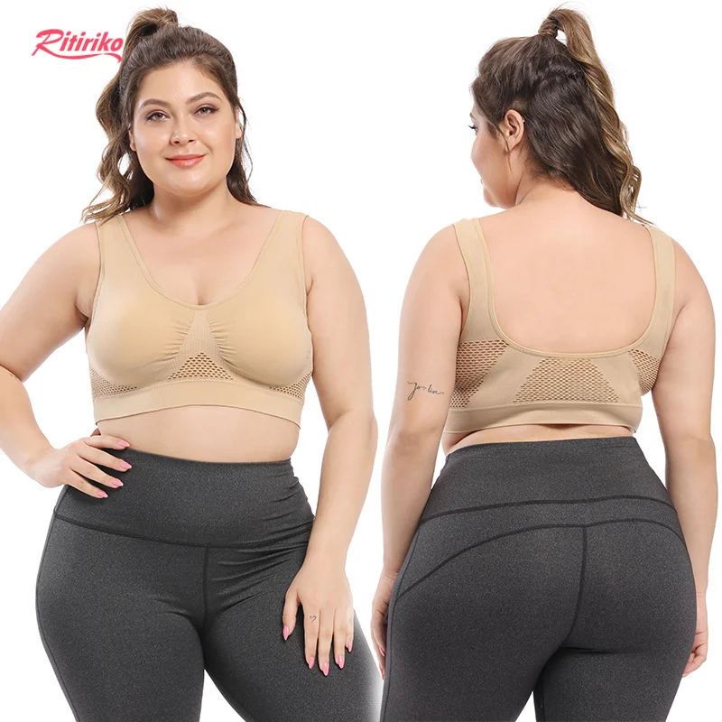 

Wholesale Workout Mujer Fitness Traning Compression Breathable Push Up Sports Gym Yoga Bra For Women Plus Size Underwear