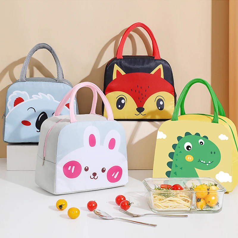 

Insulated Bag Portable For Office Workers With Thick Lunch Box For Students Waterproof Large Lunch Bag For Kids, As shown below.