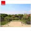 First class durable stainless steel balcony railing design with stainless steel post glass railing