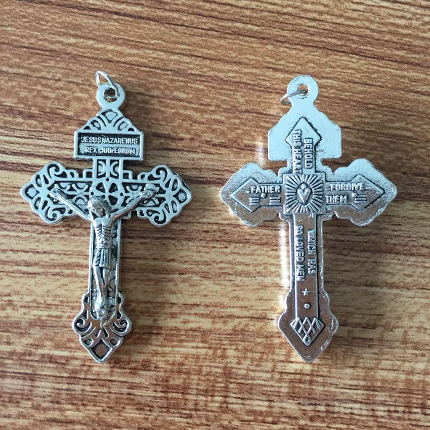 

Anti-Silver plated Zinc Alloy Pardon Crucifix