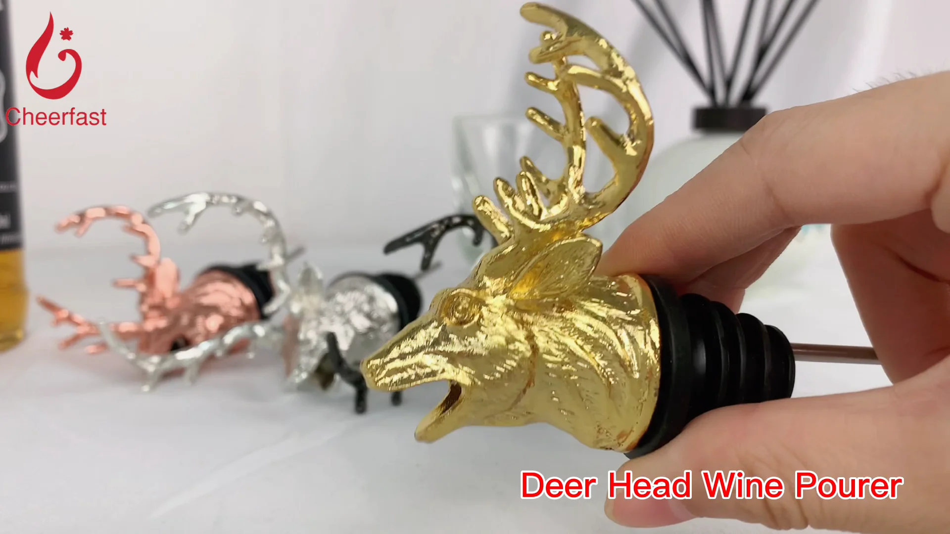 Drip Free Oil Alcohol Stainless Steel Pour Spout Metal Wine Bottle