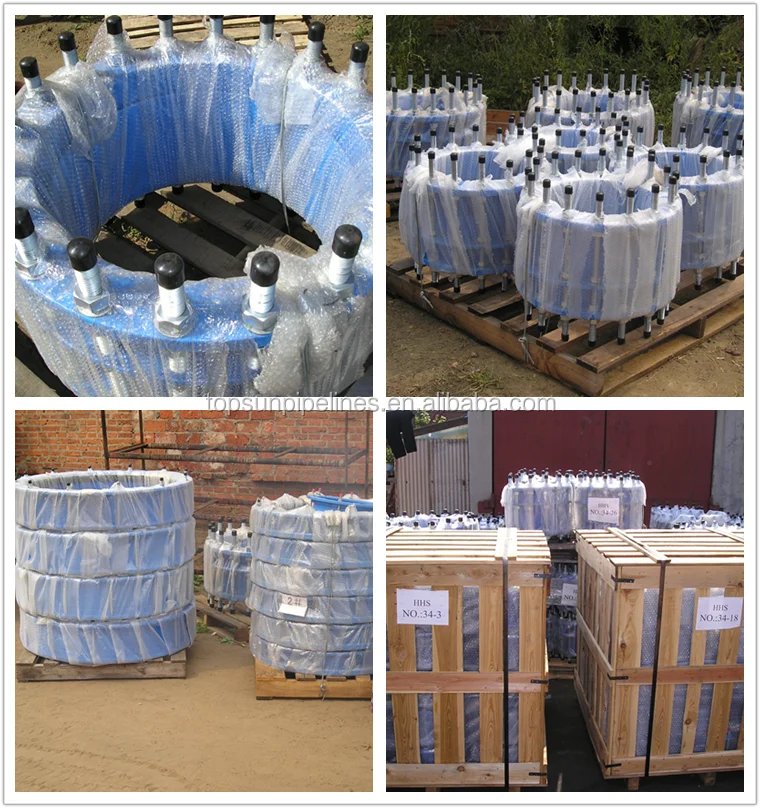 ductile iron pipe fitting flexible restrainted joint dn200 pn16