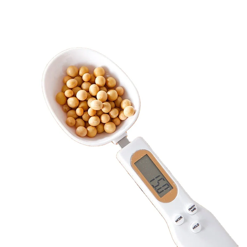 

Spoon Scale Weight Measuring Electronic Scales Portable, Black,white