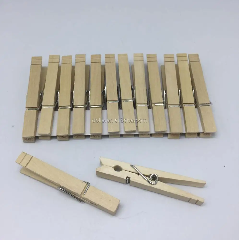 Factory Bulk Wood Clothespins Wholesale Laundry Large Bamboo Clip