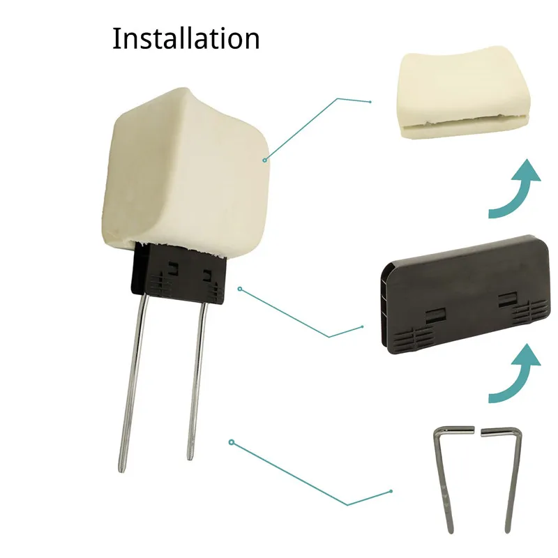 4 Gears Adjustable Car Seat Headrest Pillow With Adjustment 75mm