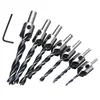 Flute Countersink Drills Bit HSS Drills Bit Reamer For Woodworking Chamfer 3-10MM Woodworking Tools Wood Drill Bits