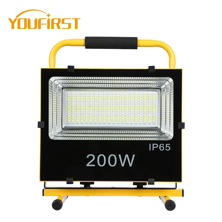 Project Emergency Low Price Intelligent IP65 30 50 100 200 W Rechargeable Led Floodlight