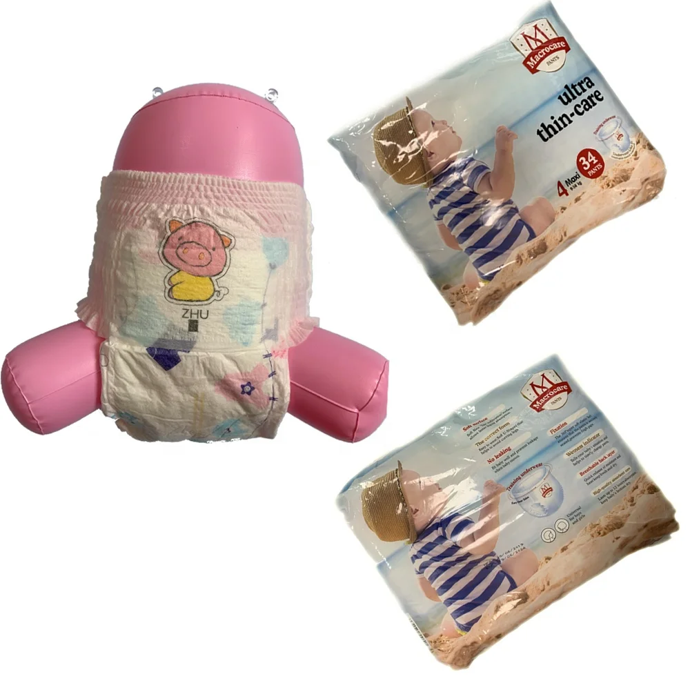 

Factory Cute Animal Embroidered Elastic Baby Pants Diaper Baby Soft Cotton Panty Diaper