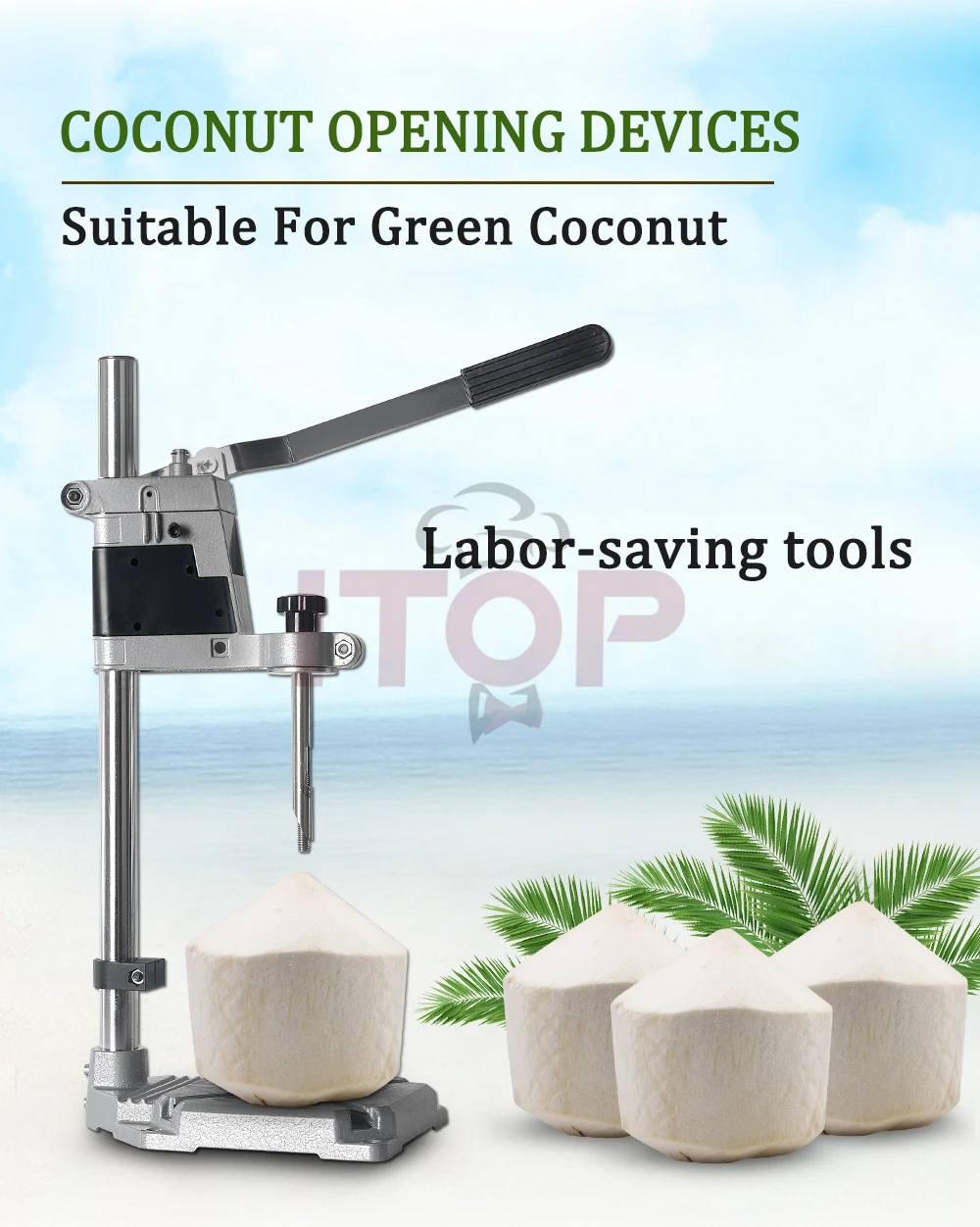 Manual Coconut Opening Machine Stainless Steel Coconut Tapping Hole