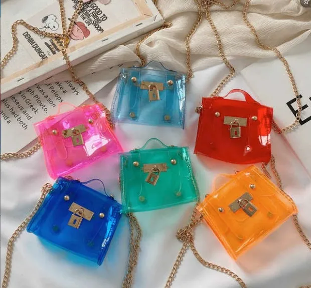 

High quality wholesale candy fancy jelly small cute kids purse mini handbags for girls, Picture