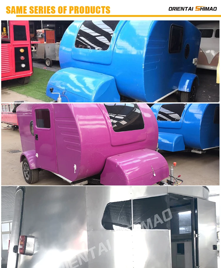 Mobile Camper Travel Trailer Overland Camping Caravan Trailer For Sale