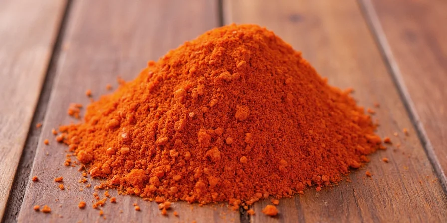 Chef sprinkling paprika on a dish