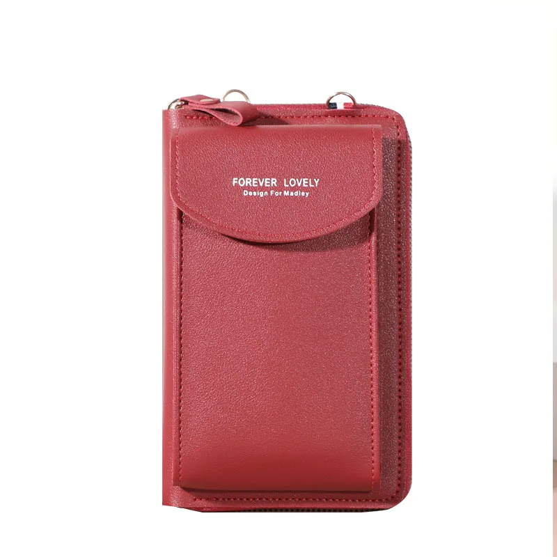 

Wholesale simple single shoulder small handbag multifunctional solid color fashion women's mobile phone bag