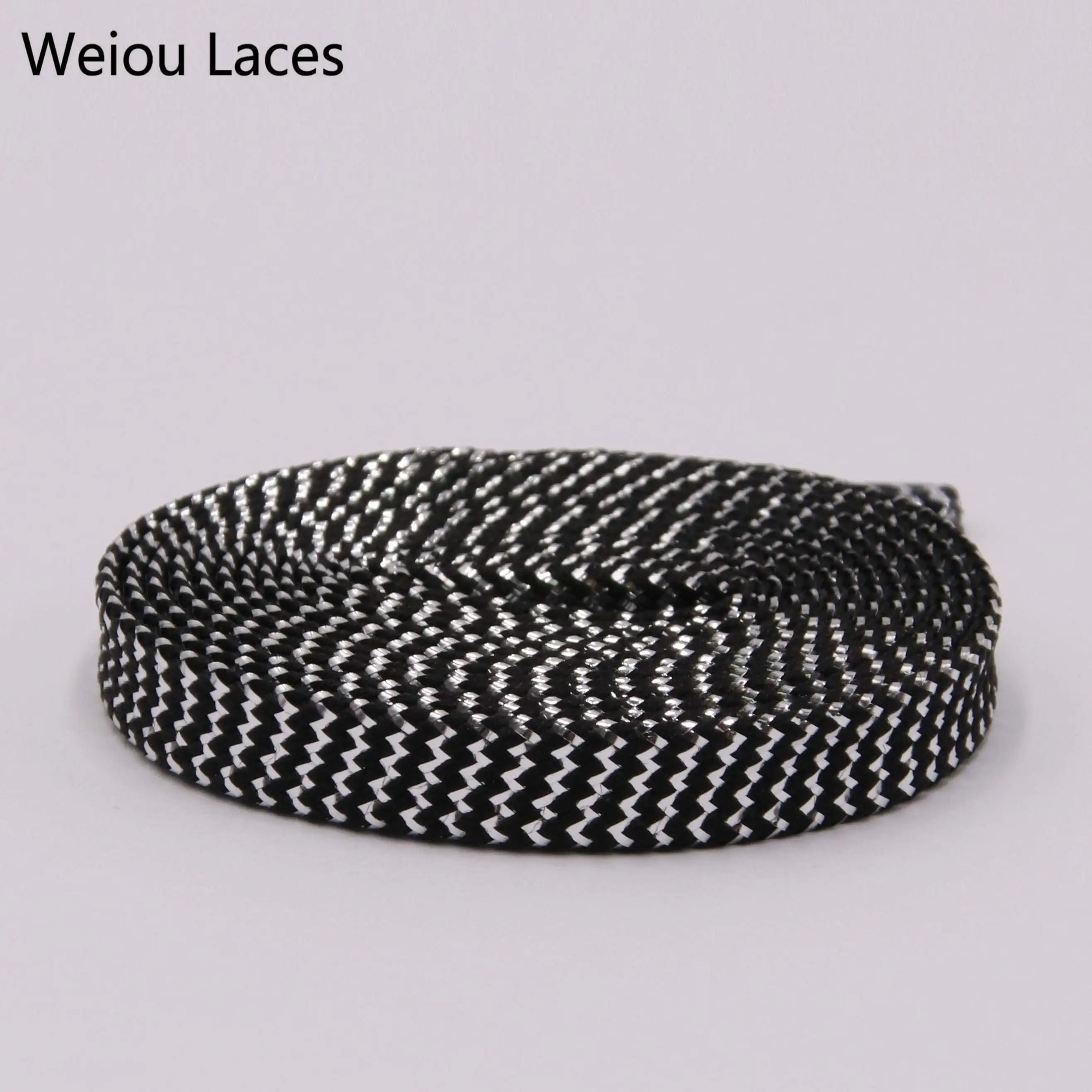 

Weiou New style Fashion Shoe laces Polyester Flat shoelaces wth 10 optional colors