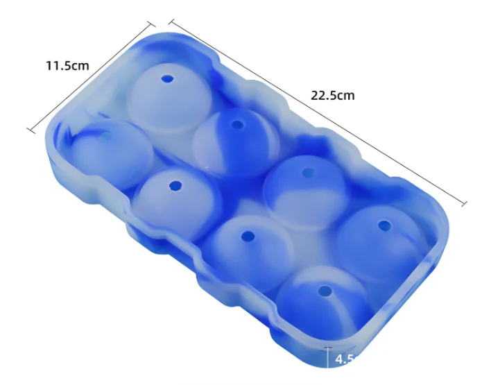 

Premium ice cube tray with lid Soft ice cube tray containers for Chilling Whiskey Cocktai, Customized color
