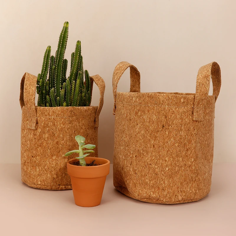 

Portable Plant Pot Cover with Plastic Liner for Home Decor, Customized