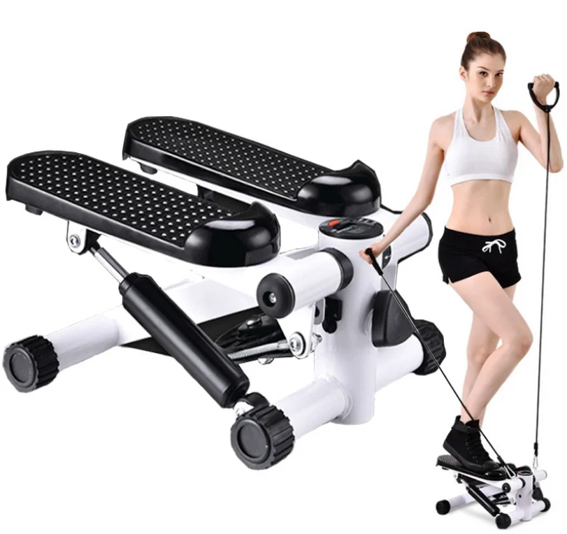 

Home Aerobic Fitness Equipment Stepper Treadmill Mini Exercise Stepper With Resistance Bands