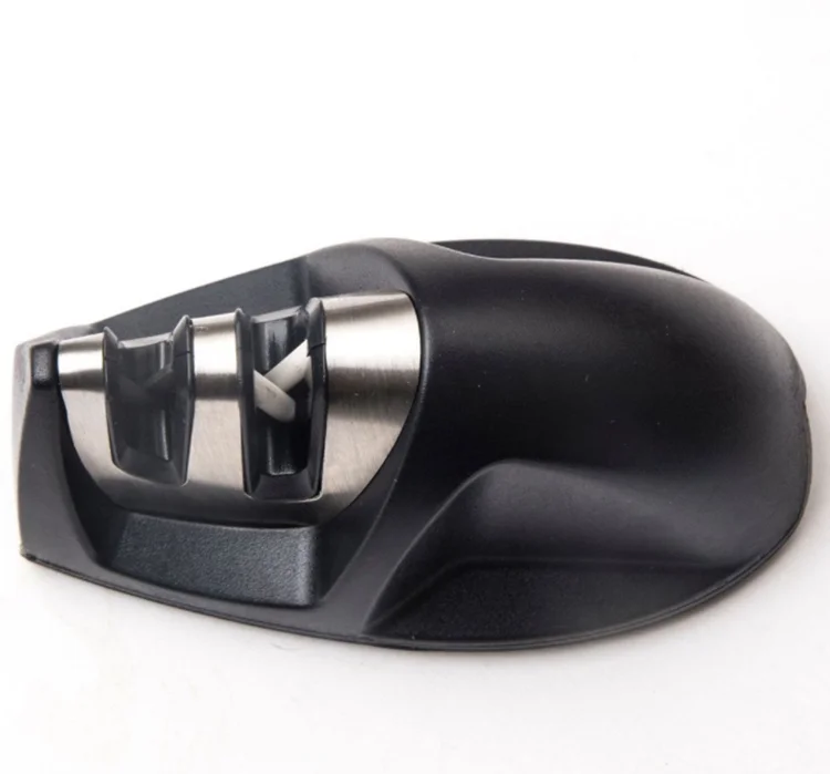 

Kitchen Edge Grip 2-Stage Knife Sharpener, Black