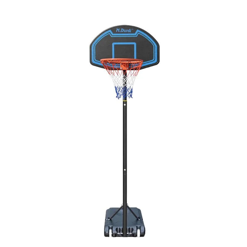 

Teenager Youth Height Adjustable Basketball Hoop Backboard Portable Basketball Goal System with Stable Base and Wheels