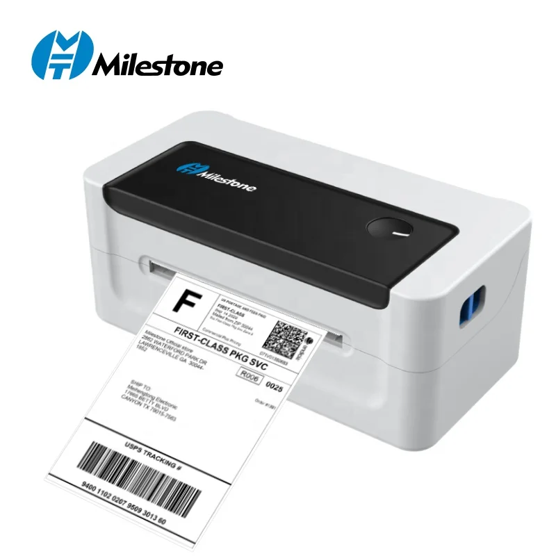

Milestone 4inch label printer 203dpi 300dpi thermal shipping waybill printer